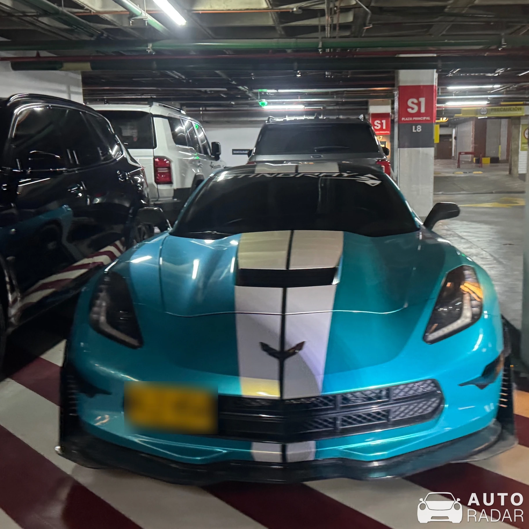 Chevrolet Corvette C7 spotted in Chapinero, Colombia