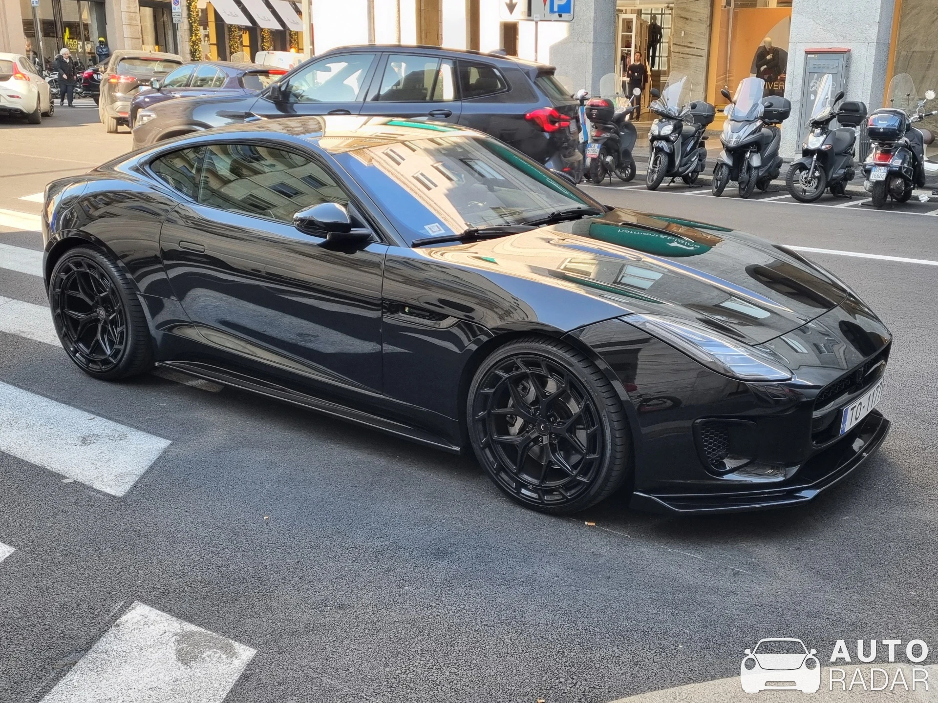 Jaguar F-Type R AWD Coupé spotted in Milano, Italia