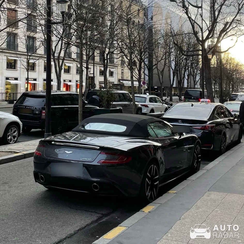 Aston Martin Vanquish Volante spotted in Paris, France
