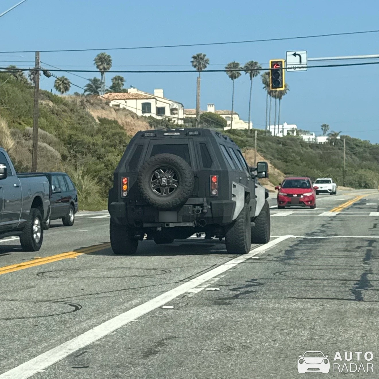 US Specialty Vehicles Rhino GX spotted in Malibu