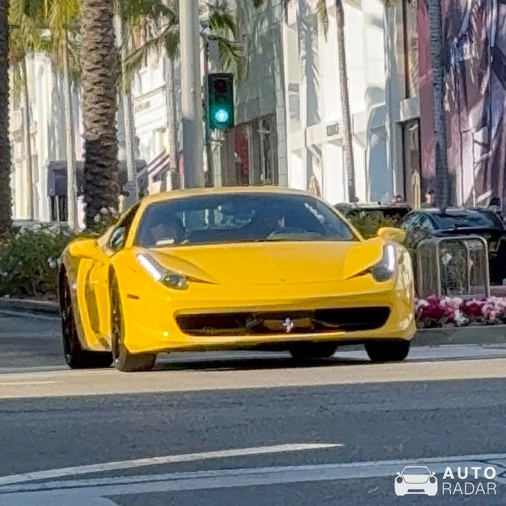 Ferrari 458 Italia spotted in Beverly Hills, United States