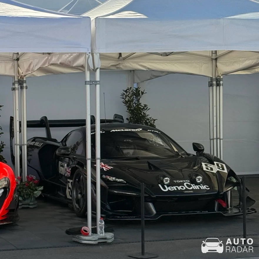 McLaren Senna GTR LM spotted in Granollers