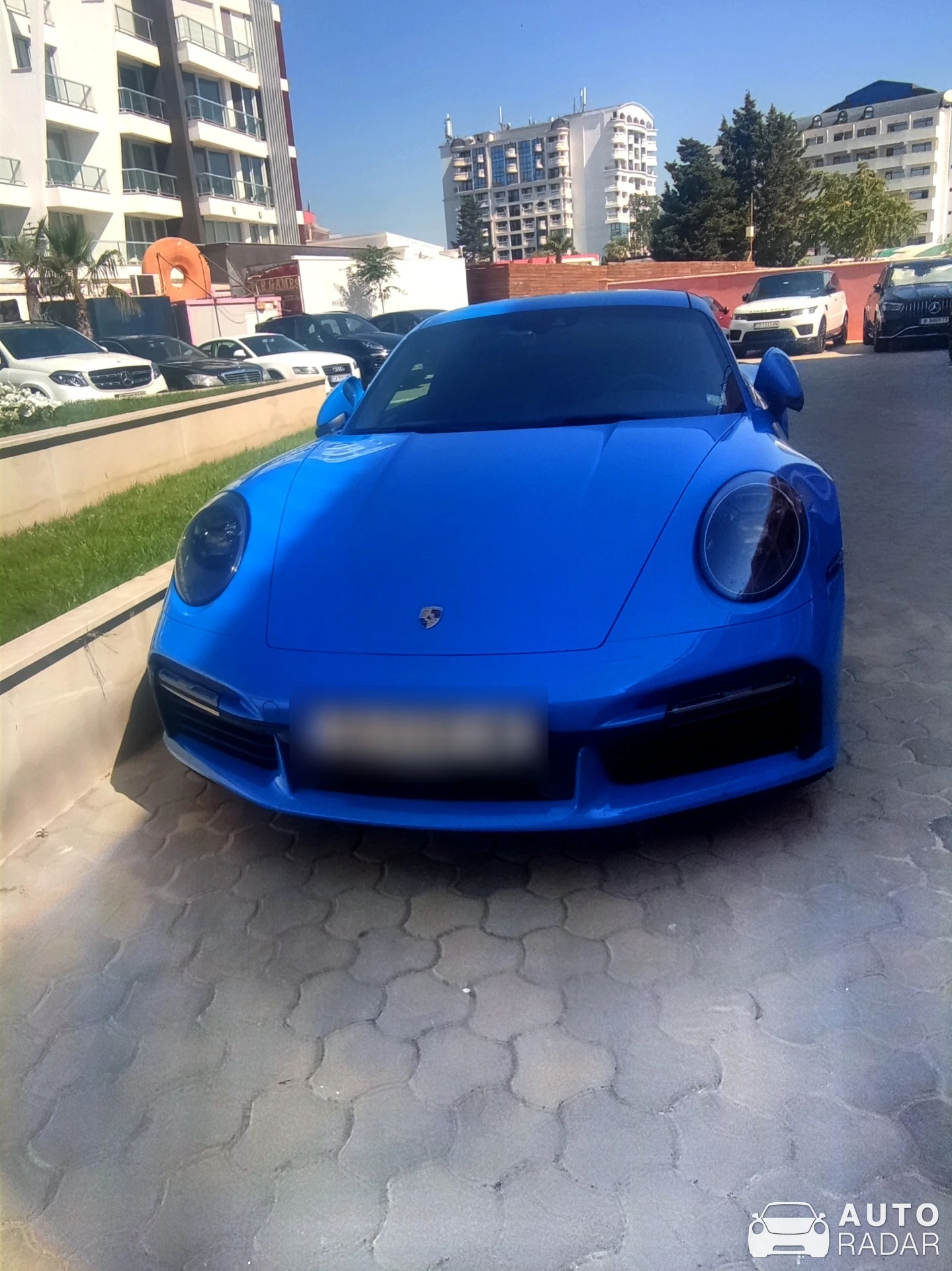 Porsche 992 Turbo S MkI spotted in Sunny Beach, Bulgaria