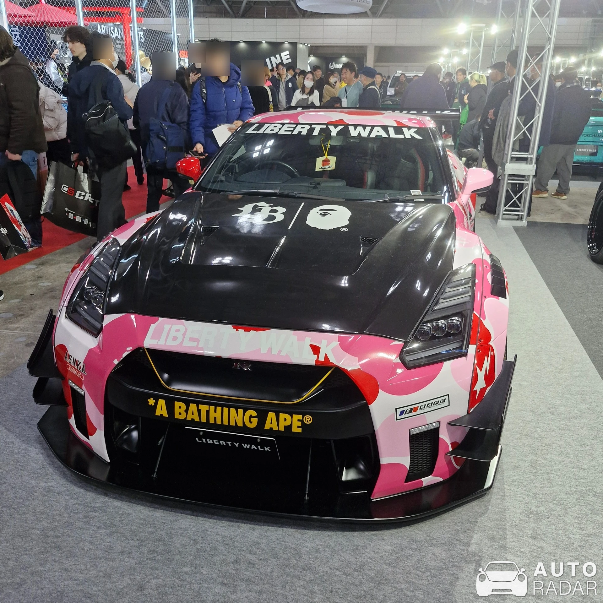 Nissan GT-R R35 Liberty Walk Widebody spotted in Koto City, Japan