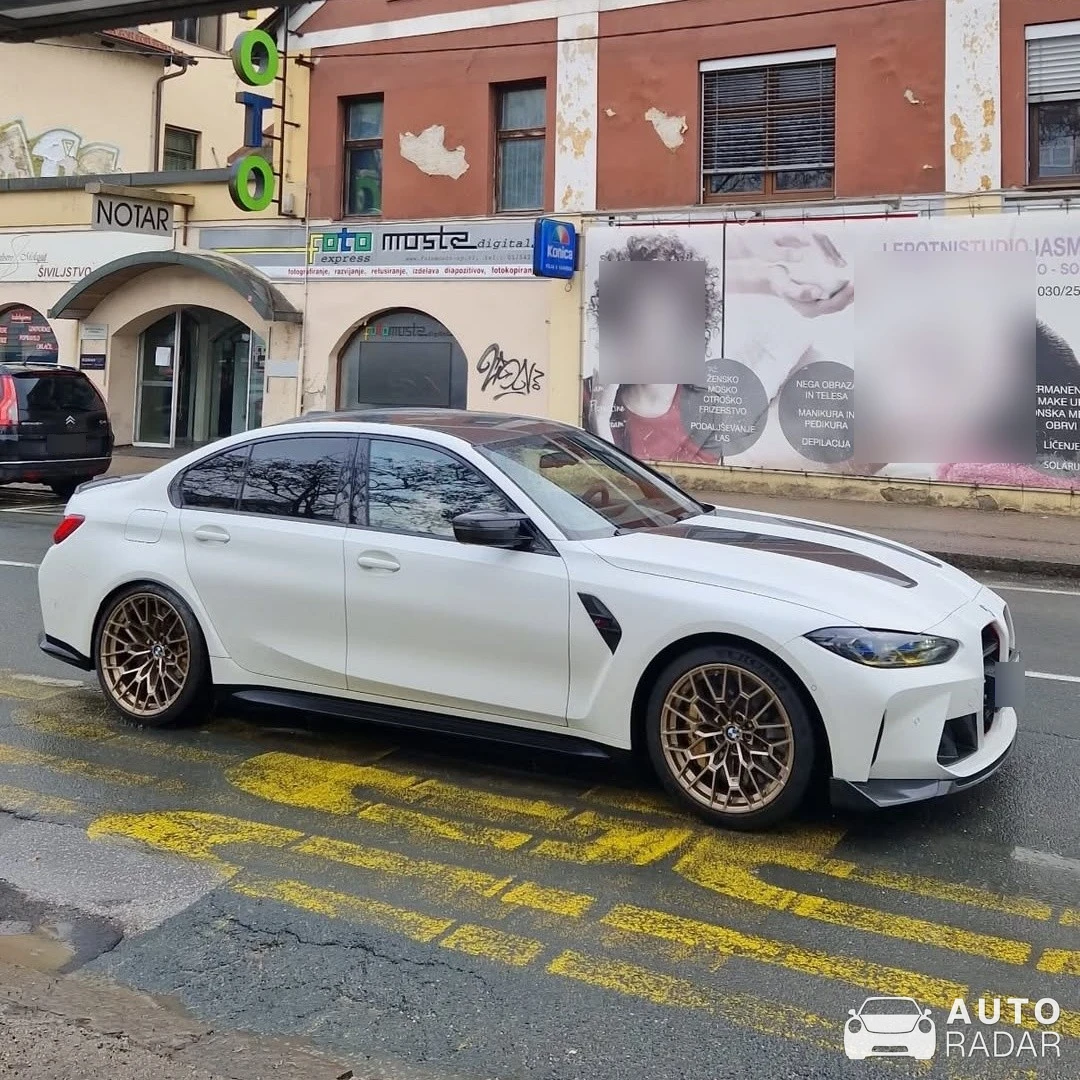 BMW M3 G80 CS spotted in Ljubljana, Slovenia