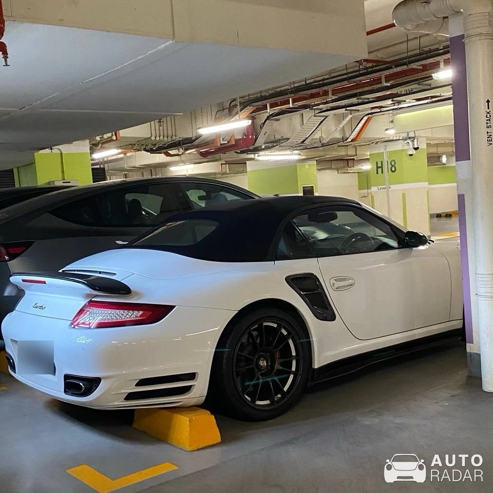 Porsche 997 Turbo S Cabriolet spotted in Singapore, Singapore