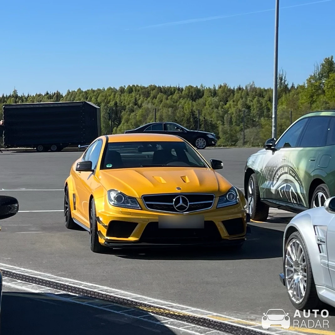 Mercedes-Benz MKB Inden Design C 63 AMG W204 2012 Black Series spotted in Nürburg