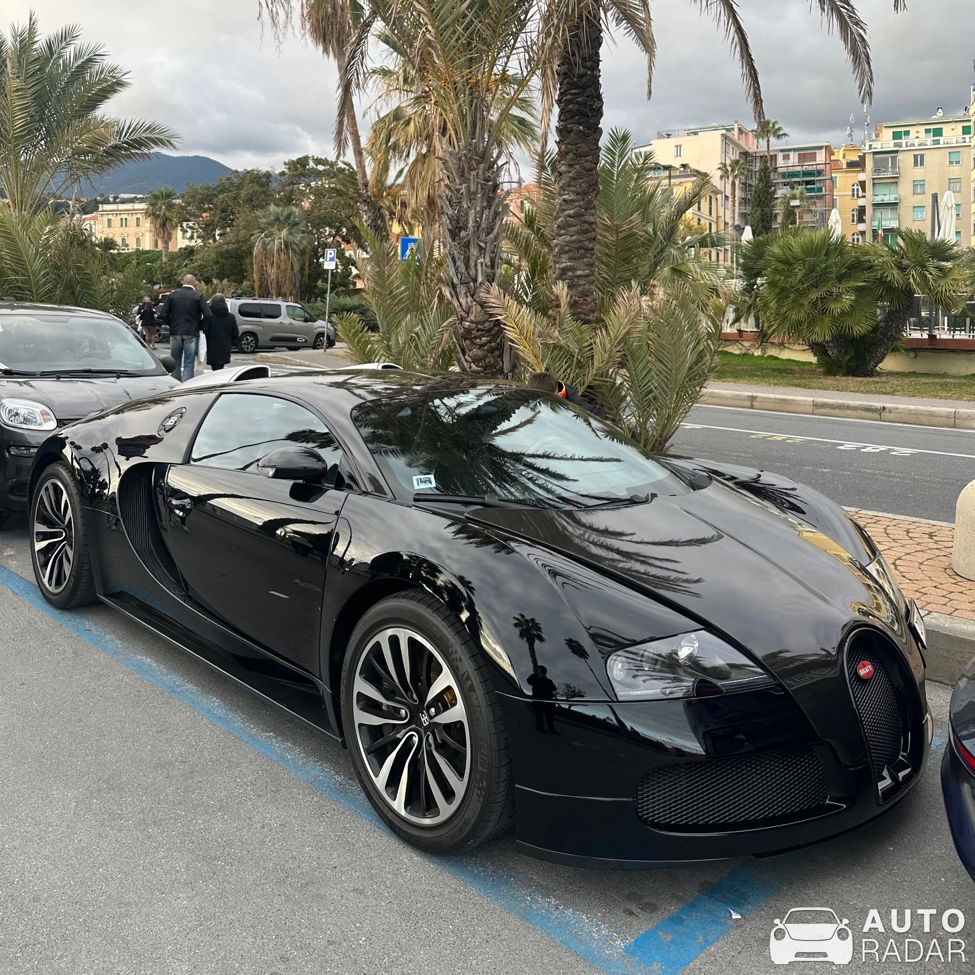 Bugatti Veyron 16.4 spotted in Sanremo, Italia