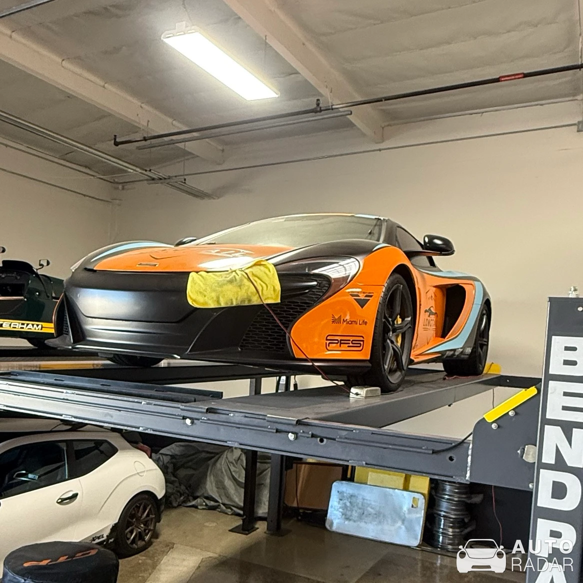 McLaren 650S Spider spotted in Santa Ana, United States