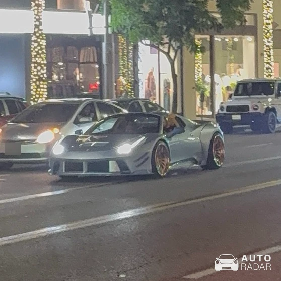 Ferrari 458 Spider Prior Design spotted in Beverly Hills