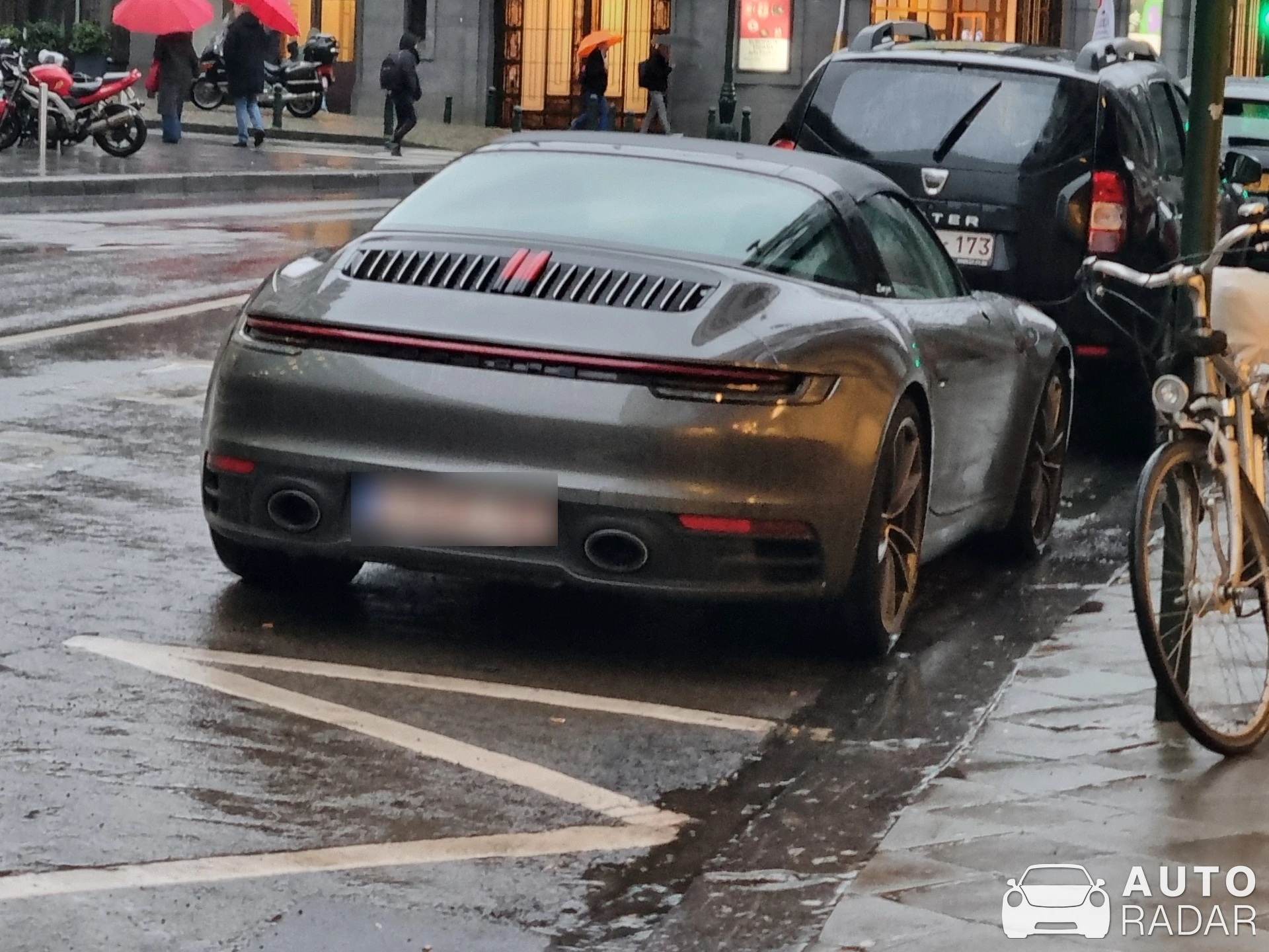 Porsche 992 Targa 4S MkI spotted in Brussels, Belgium