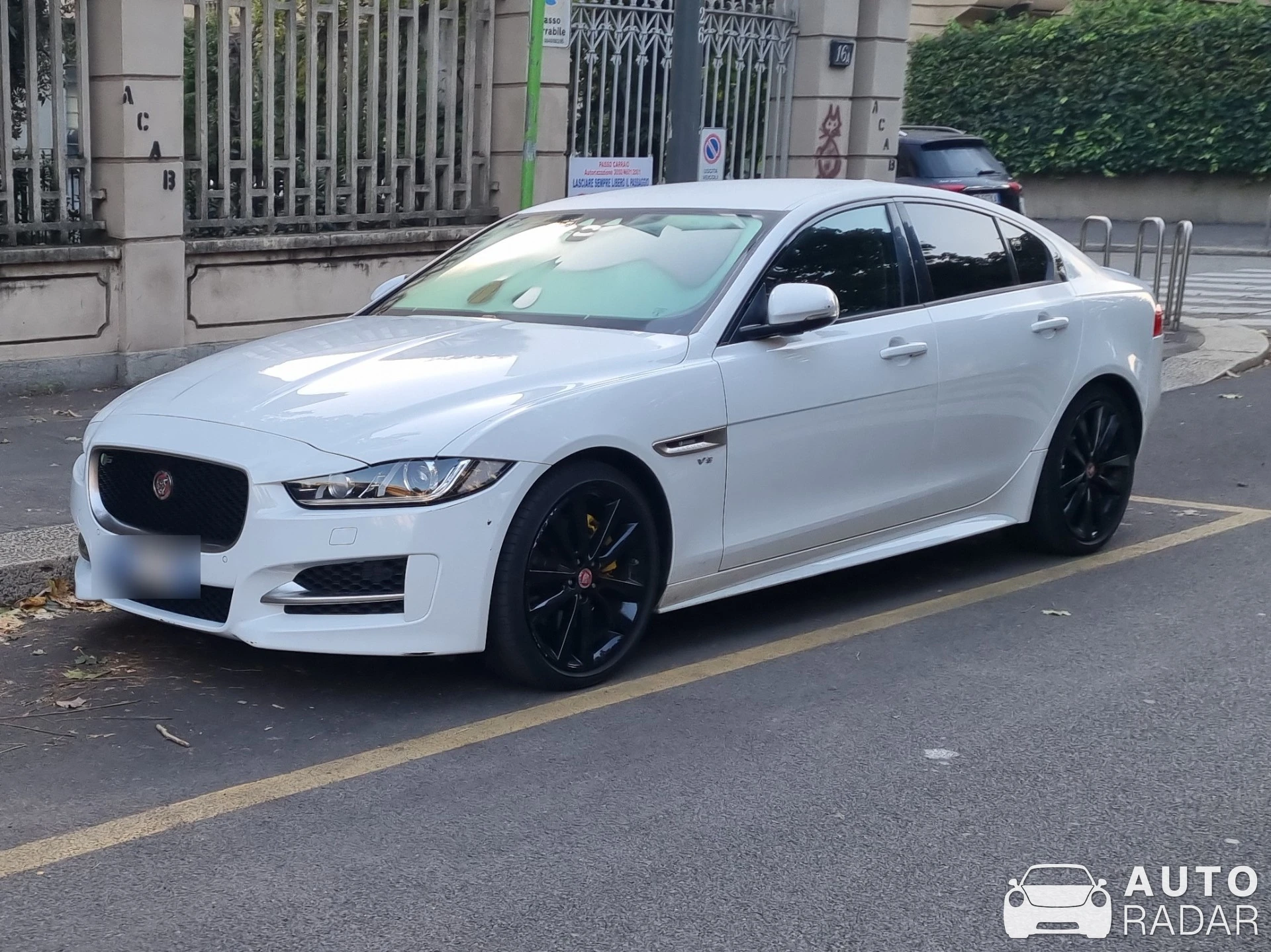 Jaguar XE spotted in Milano, Italia