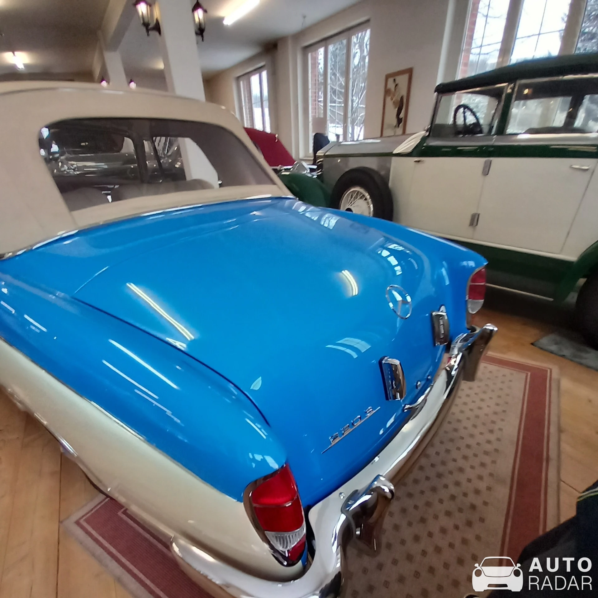 Mercedes-Benz 220SE Cabriolet spotted in Zwönitz
