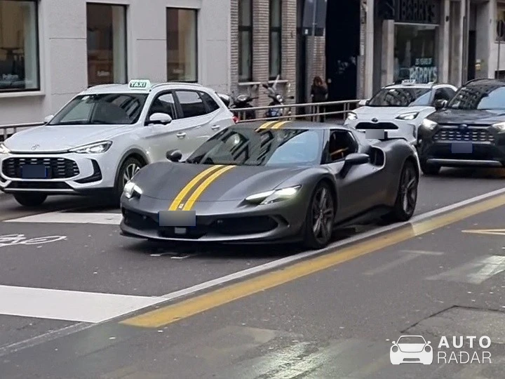 Ferrari 296 GTB spotted in Milano, Italy