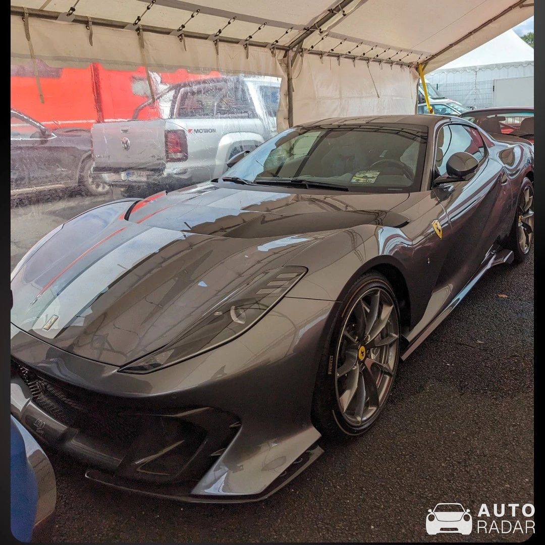Ferrari 812 Competizione spotted in Le Vigeant, France