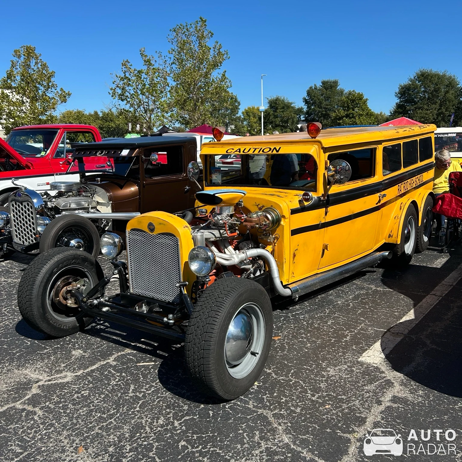 Chevrolet Custom Rat Rod School Bus spotted in Myrtle Beach
