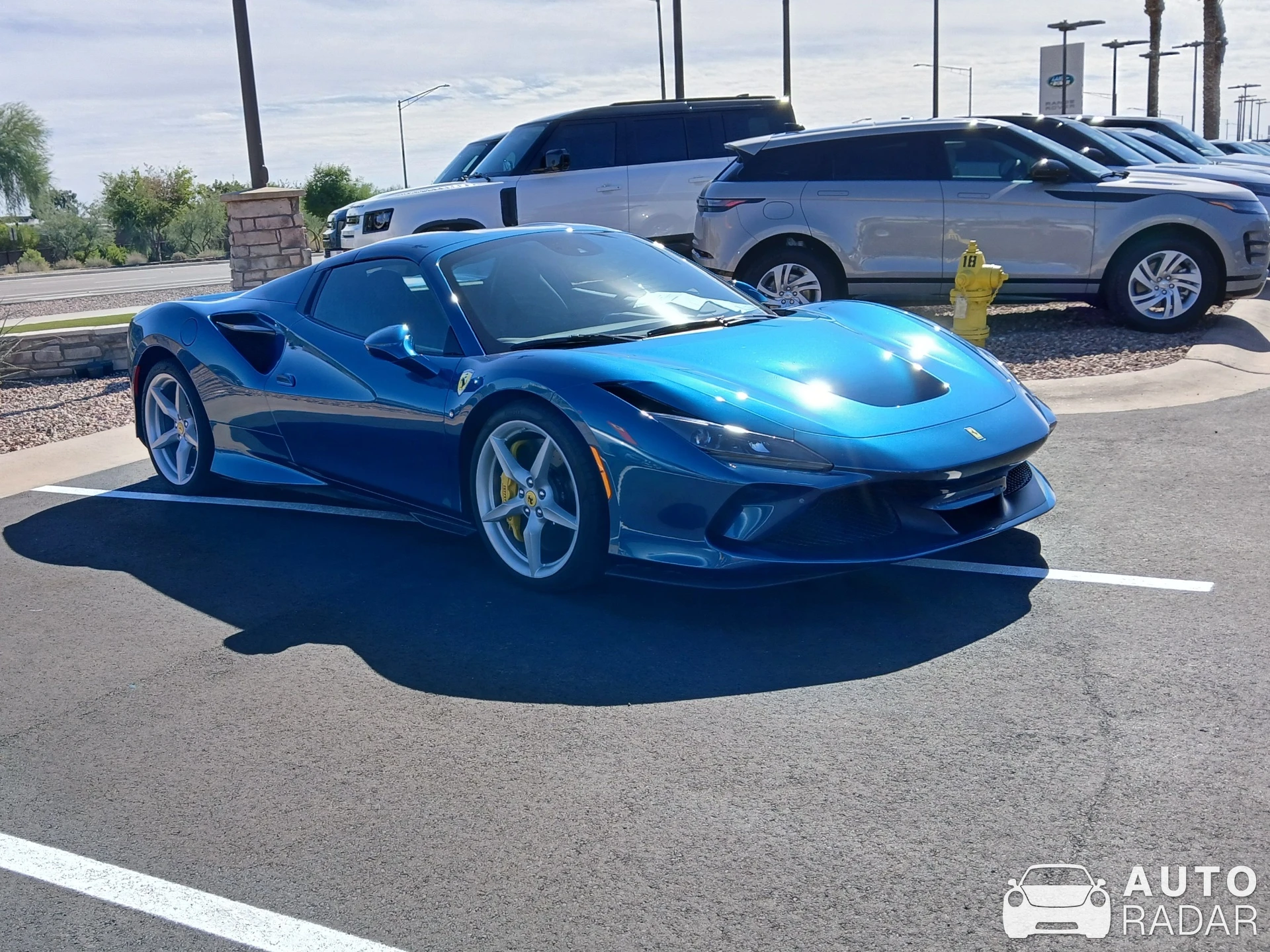 Ferrari F8 Spider spotted in Phoenix, United States