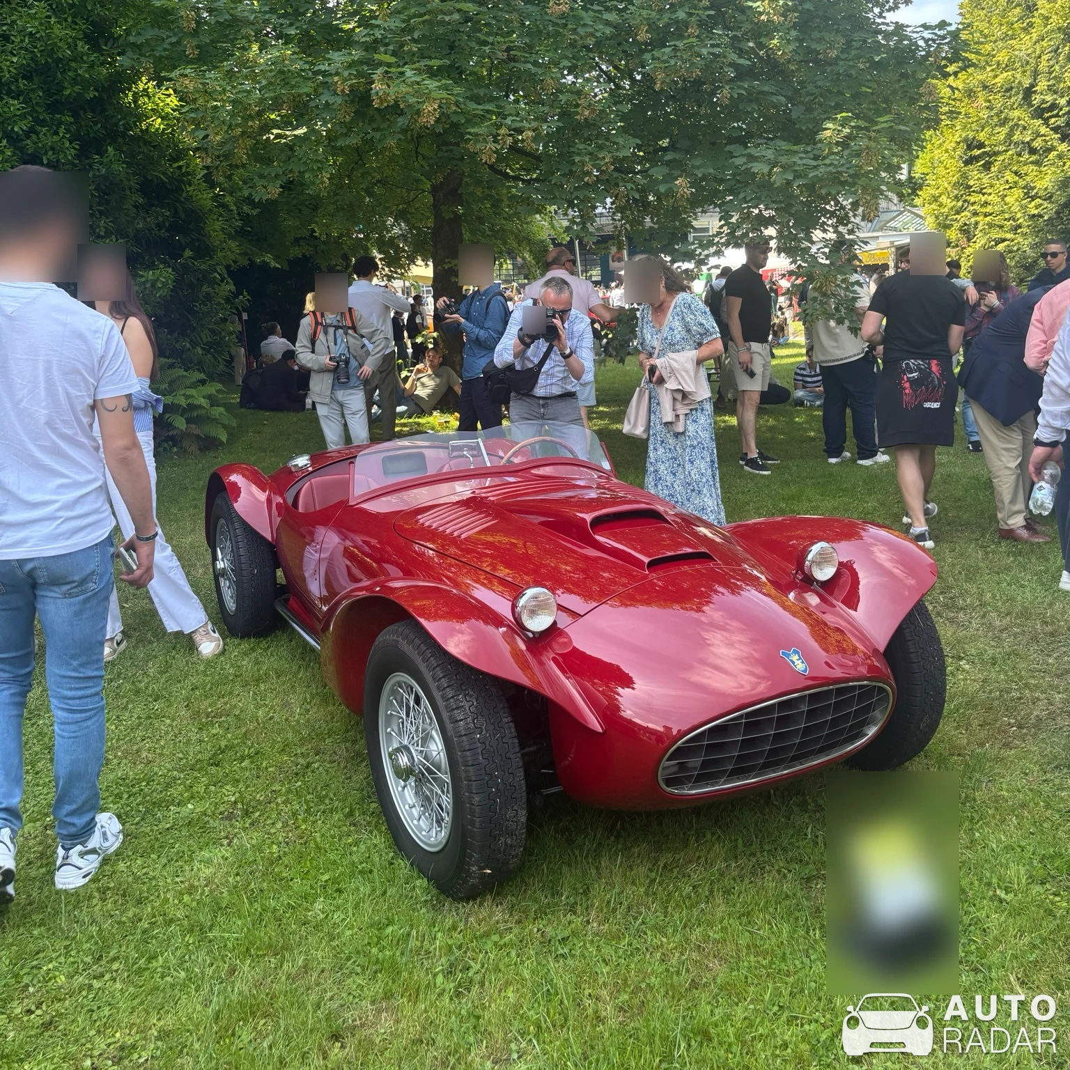 Siata 208 Sport spotted in Cernobbio