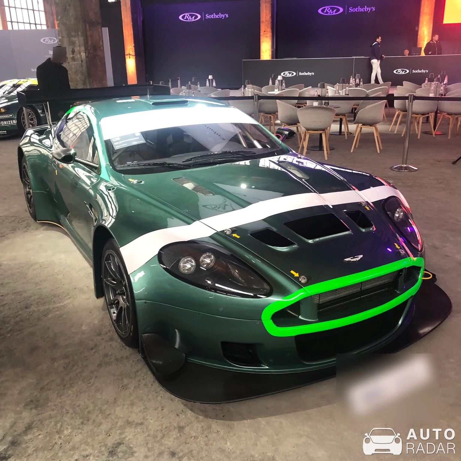 Aston Martin DBRS9 spotted in Milano