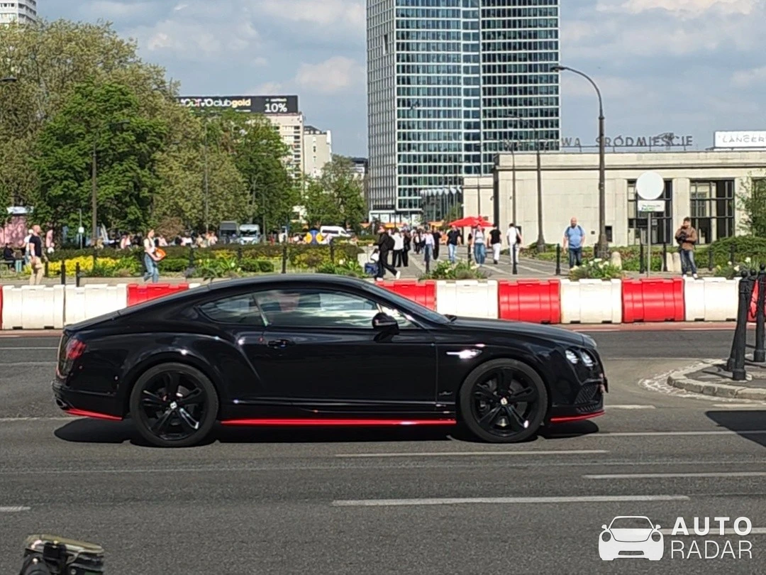 Bentley Continental GT Speed Black Edition 2016 spotted in Warszawa