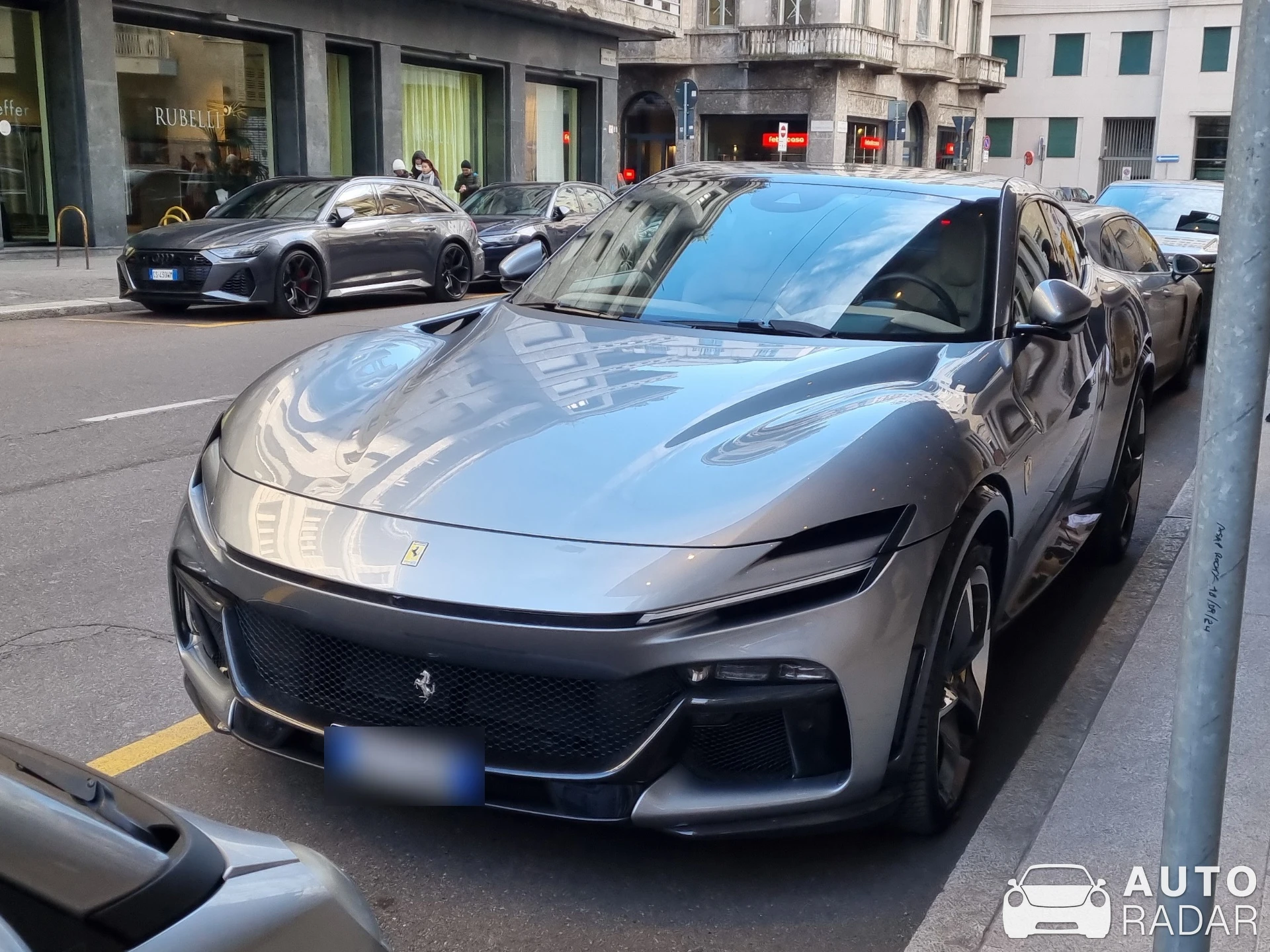 Ferrari Purosangue spotted in Milano, Italia