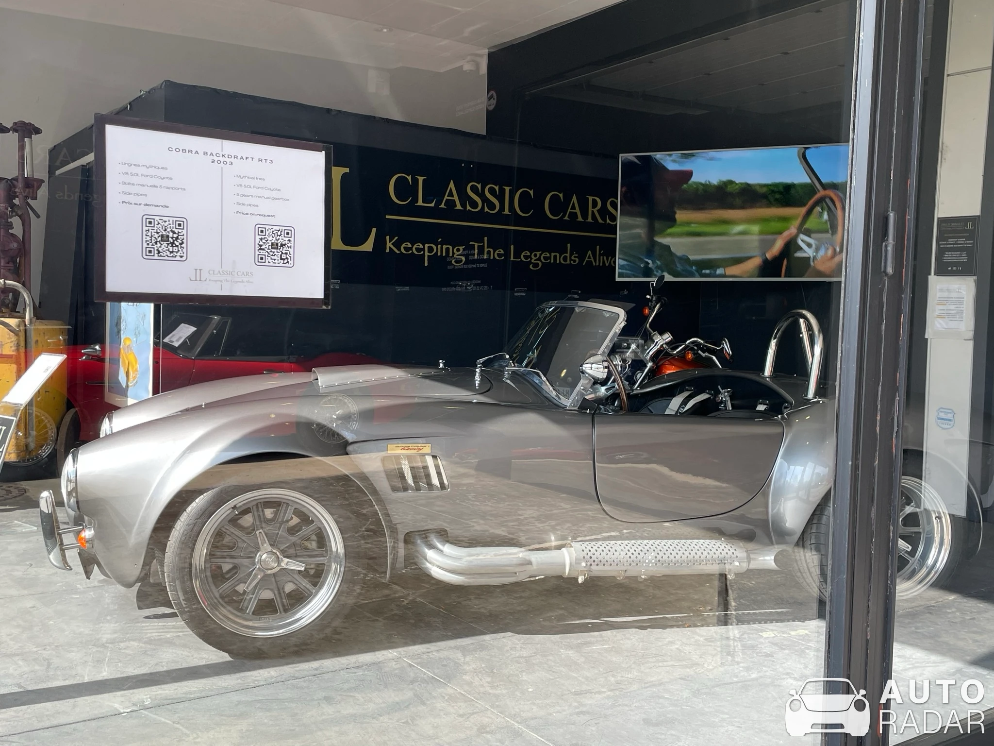 Backdraft Racing Cobra RT4B spotted in Luxembourg