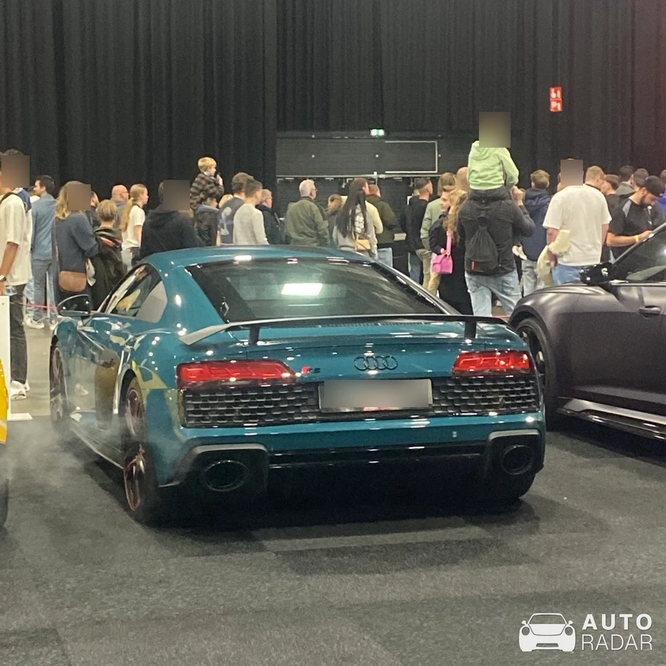 Audi R8 V10 Performance 2019 Green Hell Edition spotted in Rotterdam