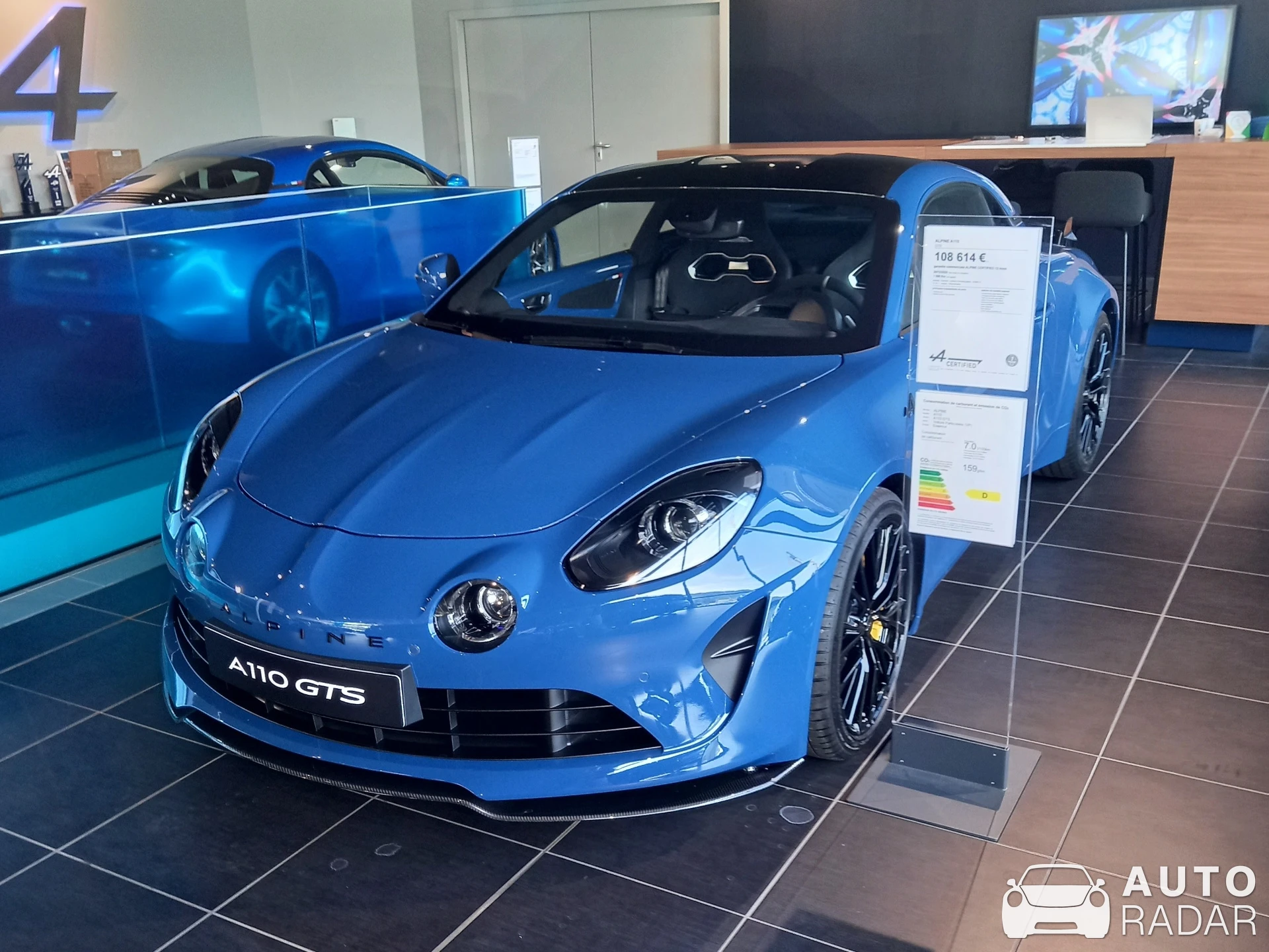 Alpine A110 GTS spotted in Annecy