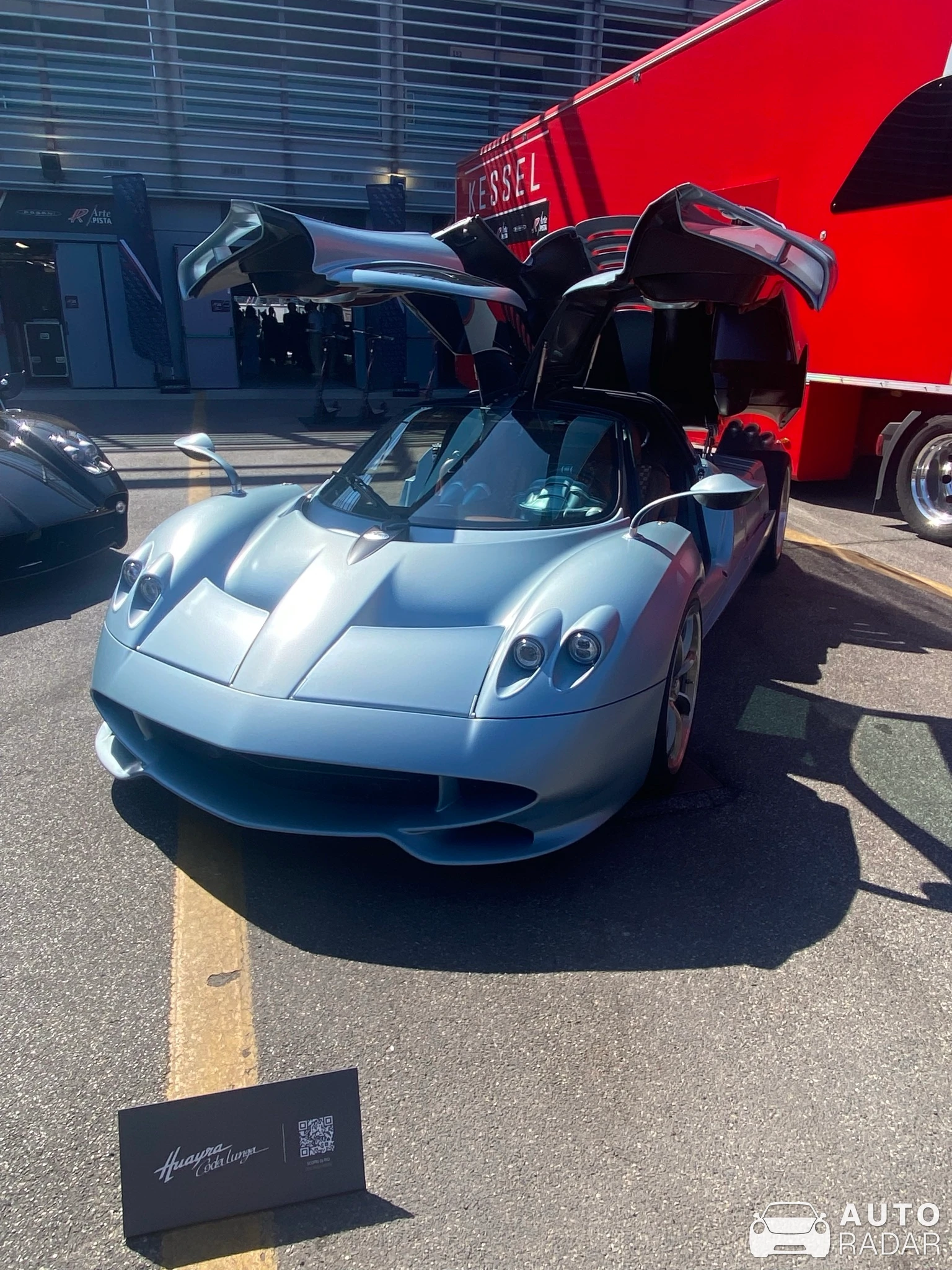 Pagani Huayra Codalunga spotted in Monza