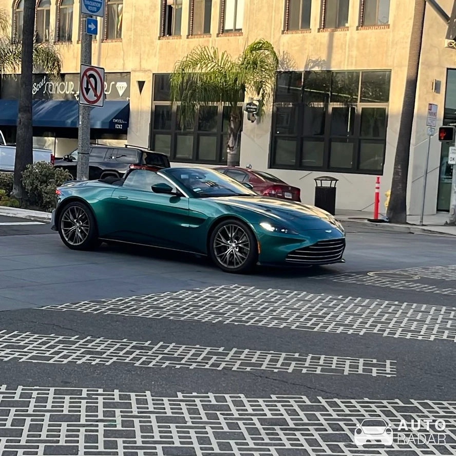 Aston Martin V8 Vantage Roadster 2020 spotted in Hermosa Beach