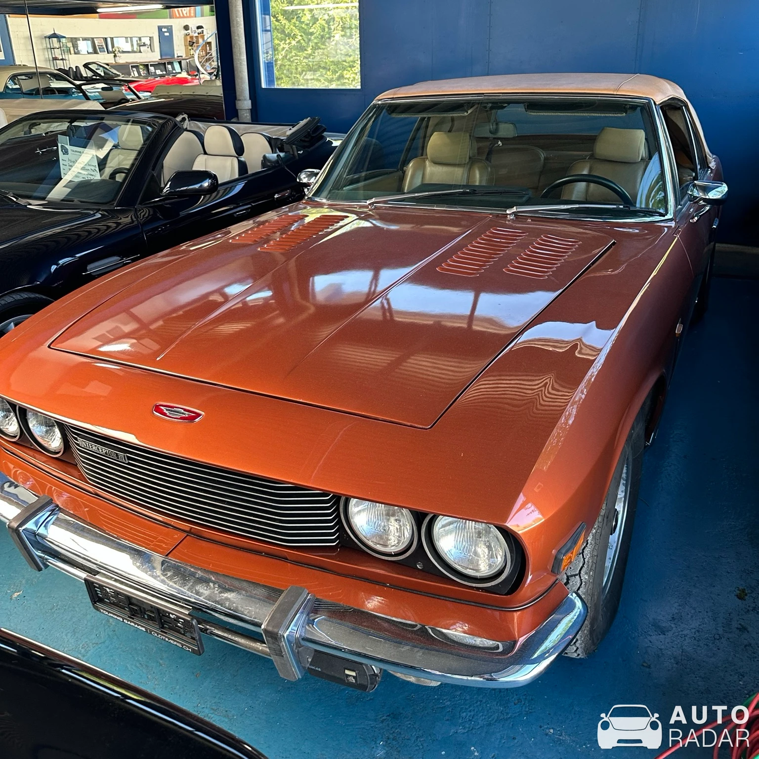 Jensen Interceptor Convertible spotted in Oberweningen