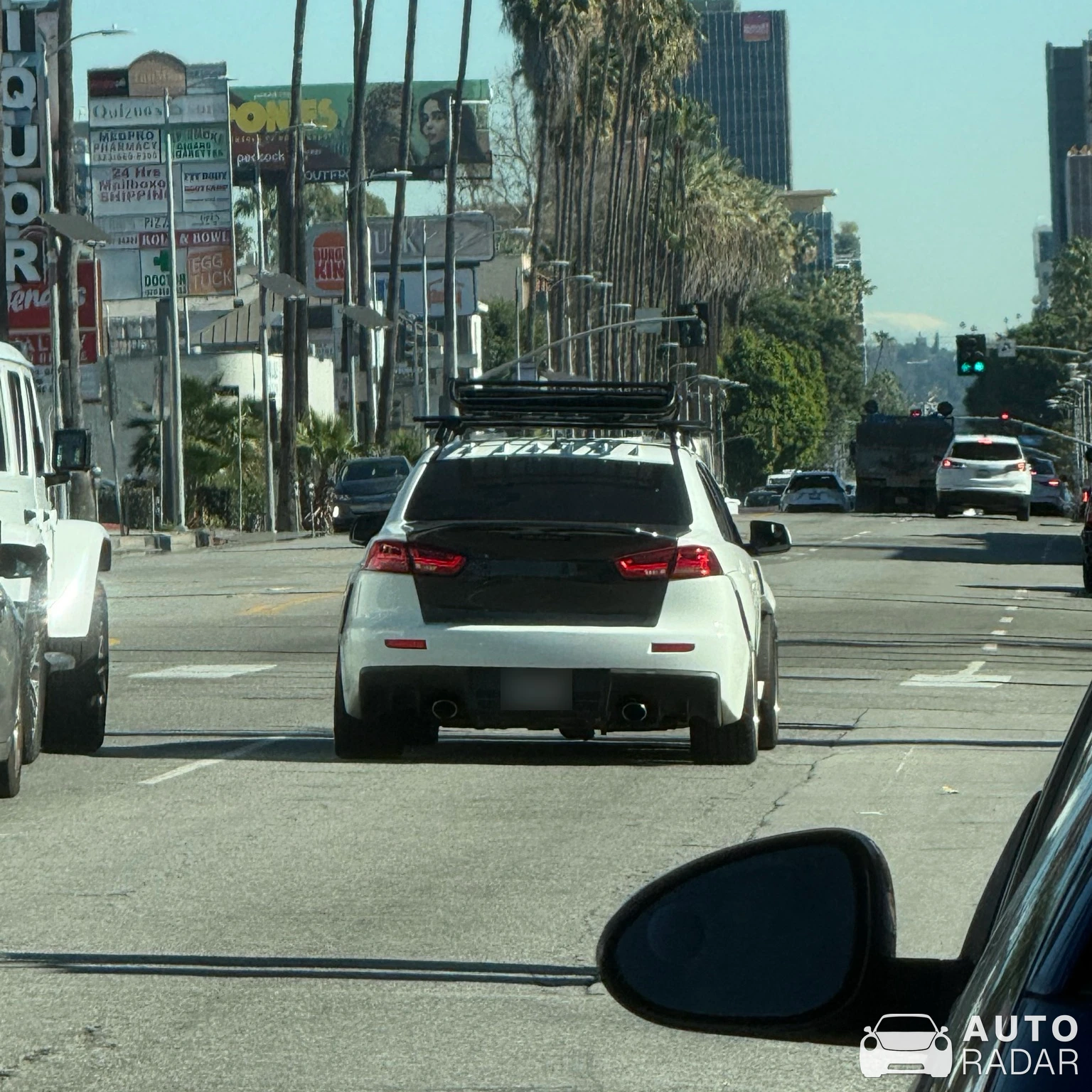 Mitsubishi Lancer Evolution X spotted in Los Angeles, United States