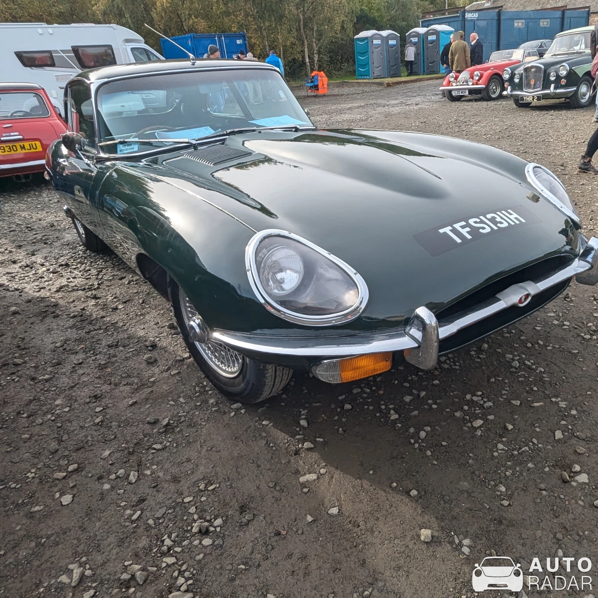 Jaguar E-Type spotted in Falkirk, United Kingdom