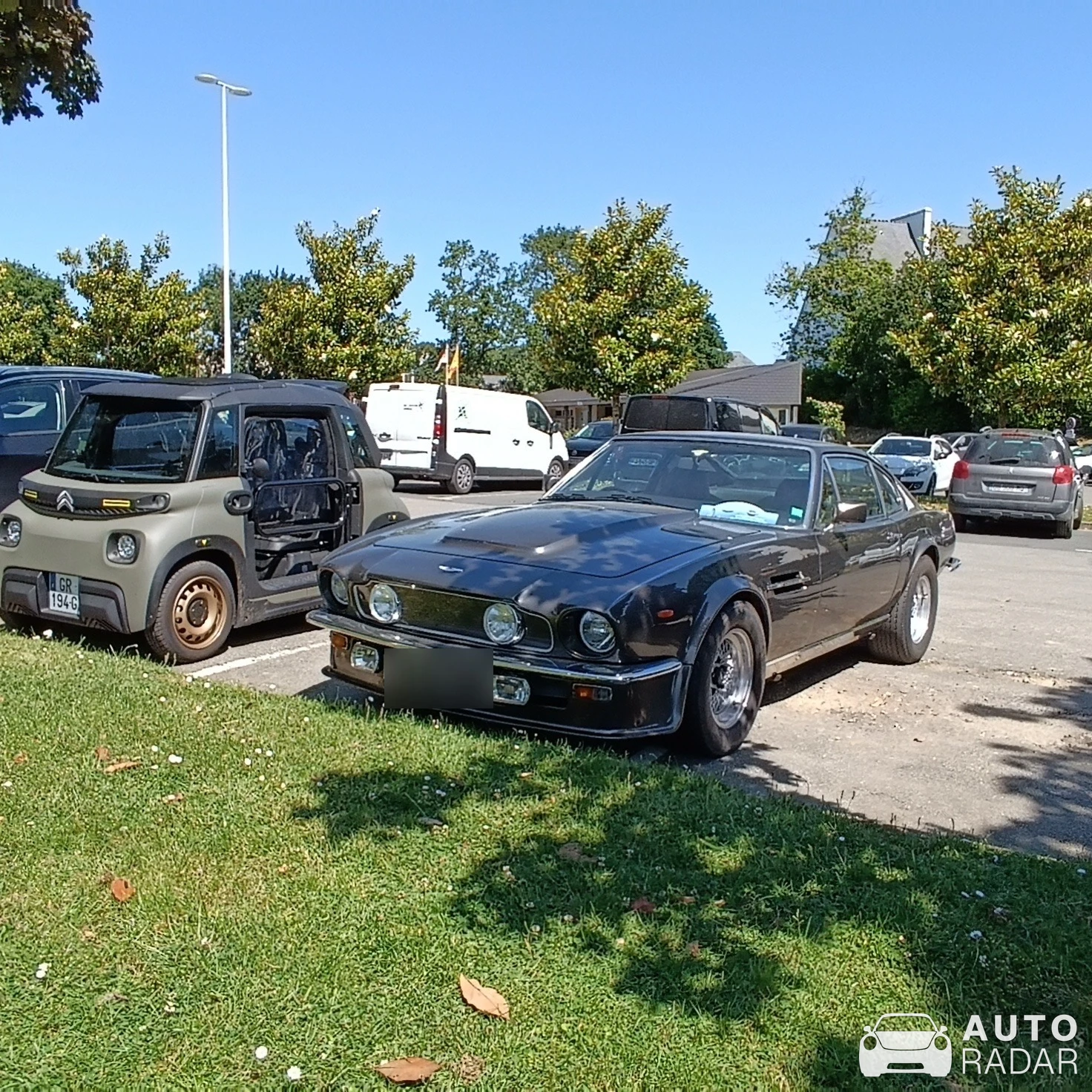 Aston Martin V8 Vantage spotted in Combrit, France