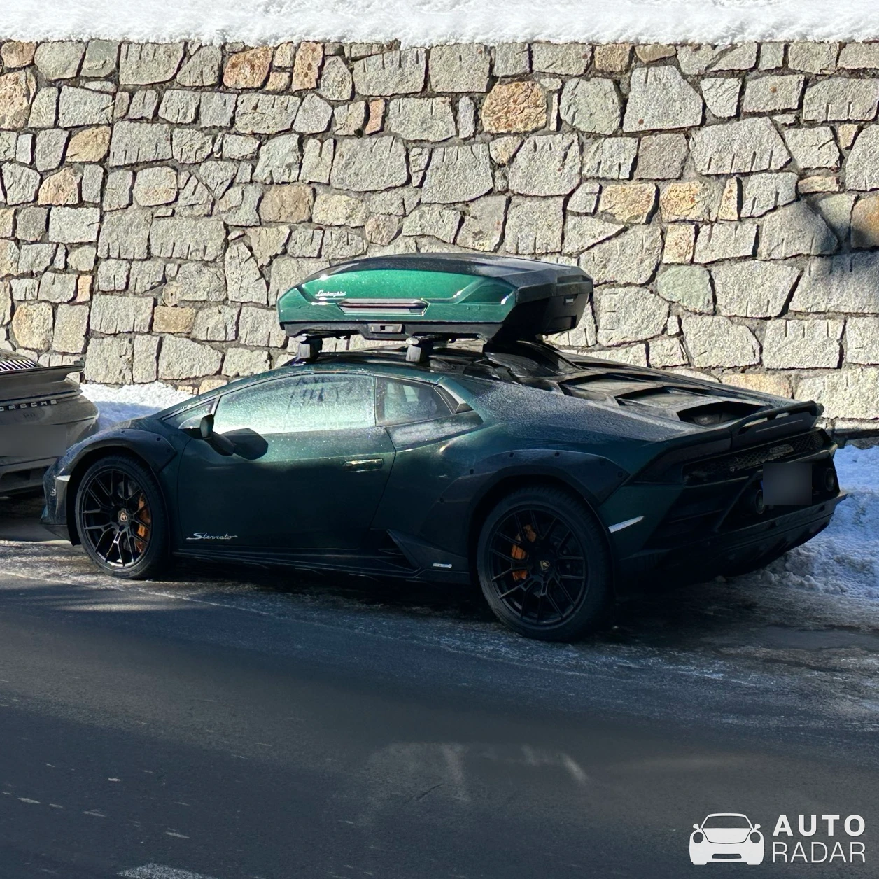 Lamborghini Huracán LP610-4 Sterrato spotted in Sankt Moritz, Schweiz