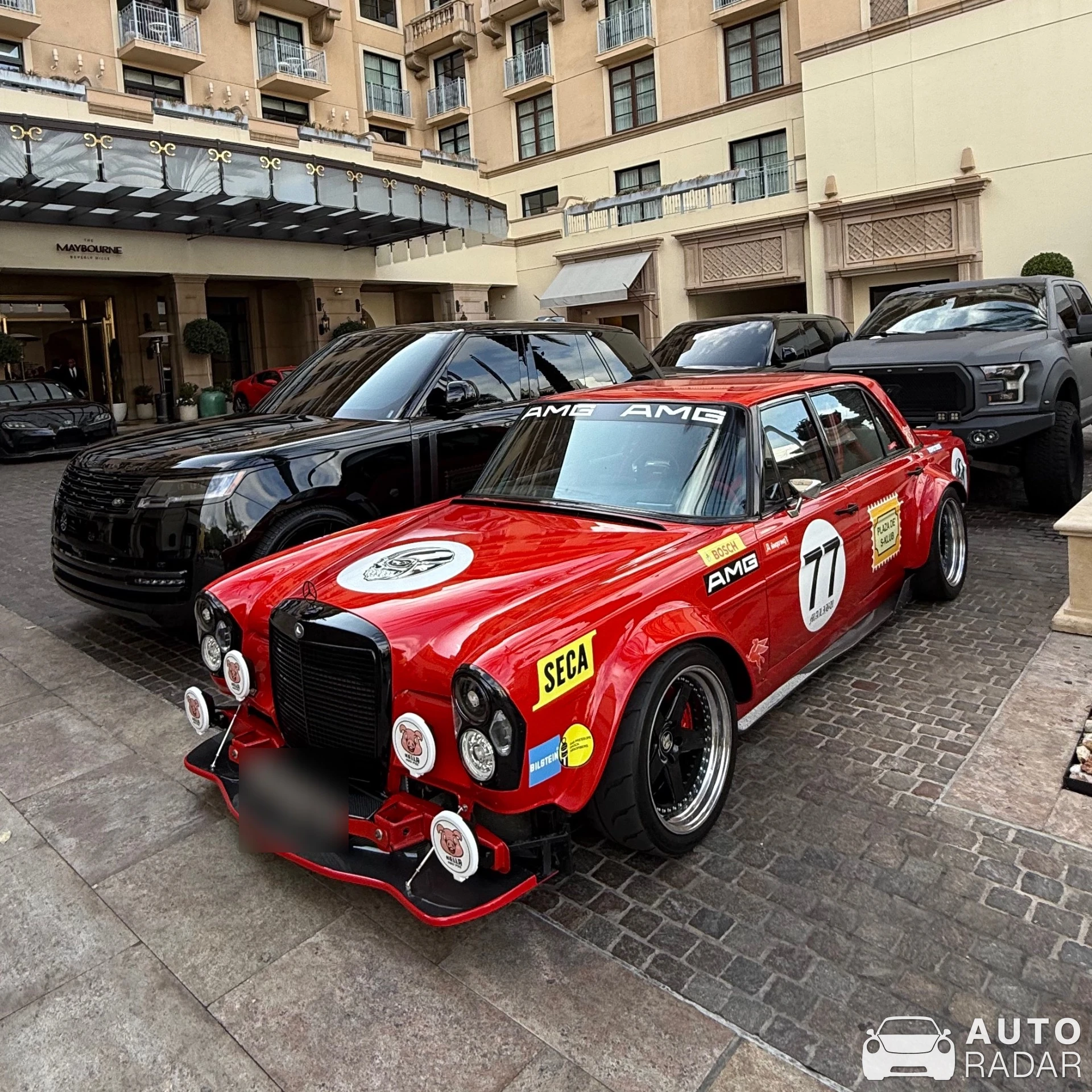 Mercedes-Benz C 63 AMG W205 S-KLUB LA 300 SEL 6.3 spotted in Beverly Hills