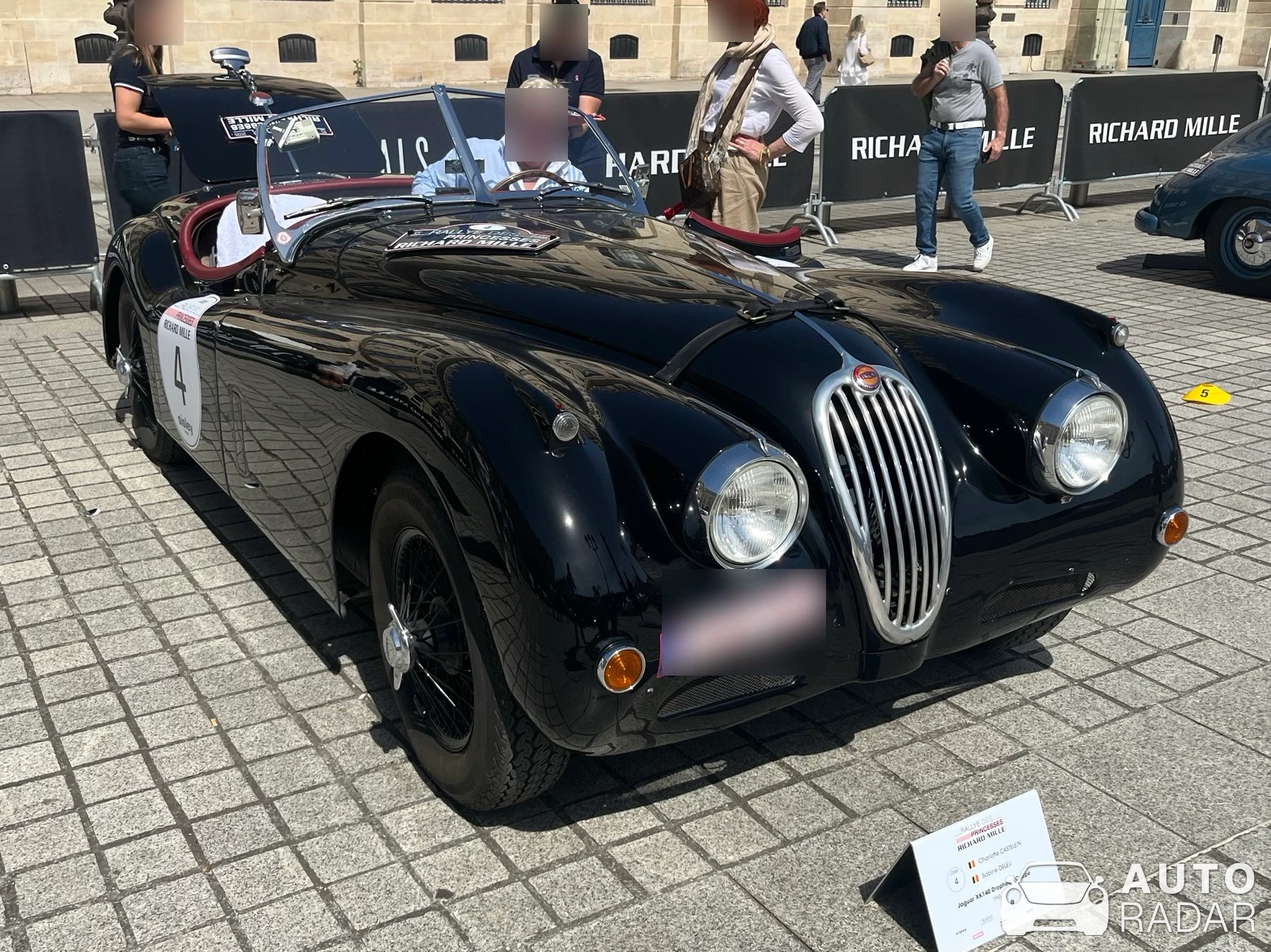 Jaguar XK140 Drophead Coupe spotted in Paris