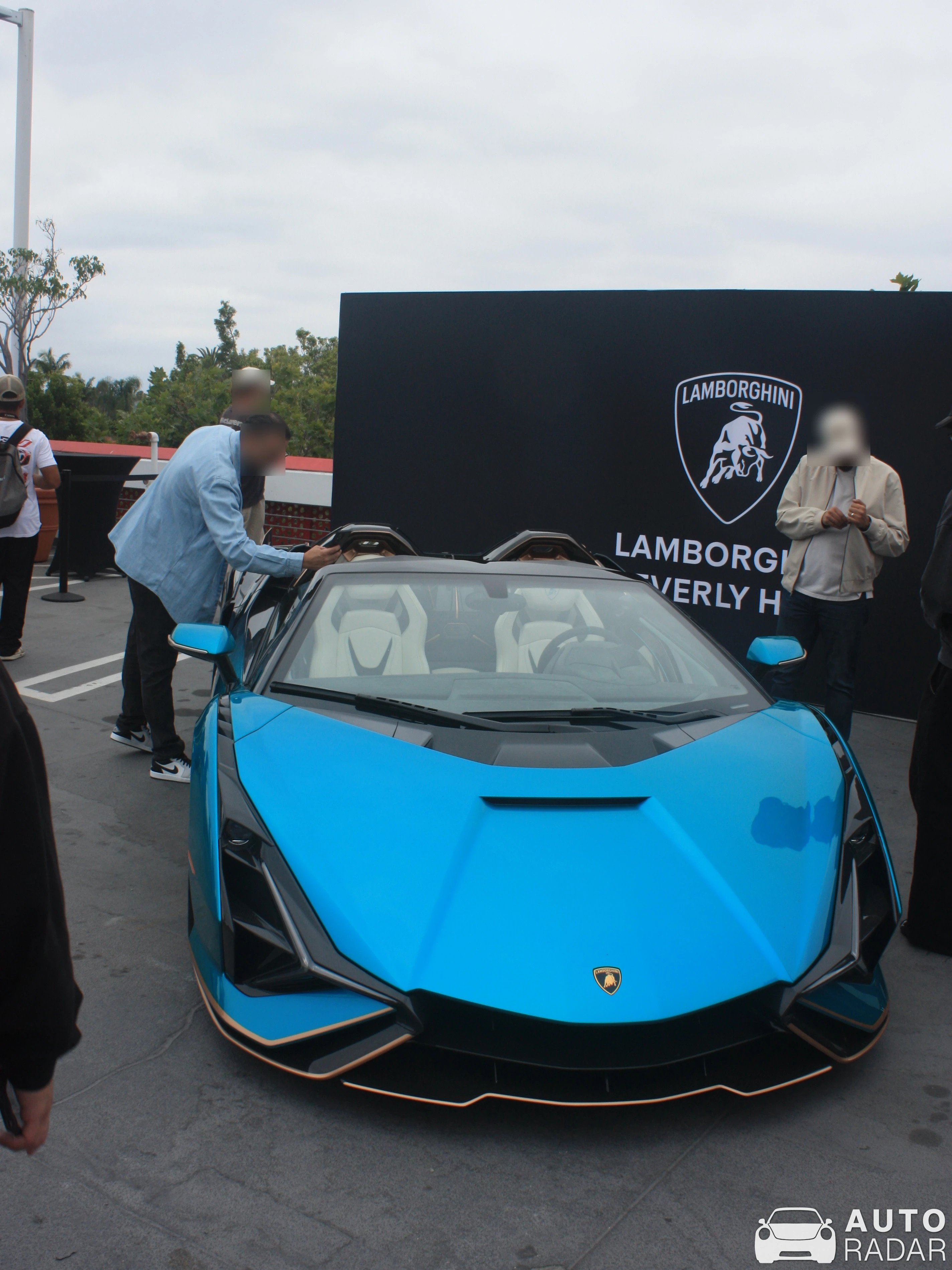 Lamborghini Sián Roadster spotted in Hermosa Beach