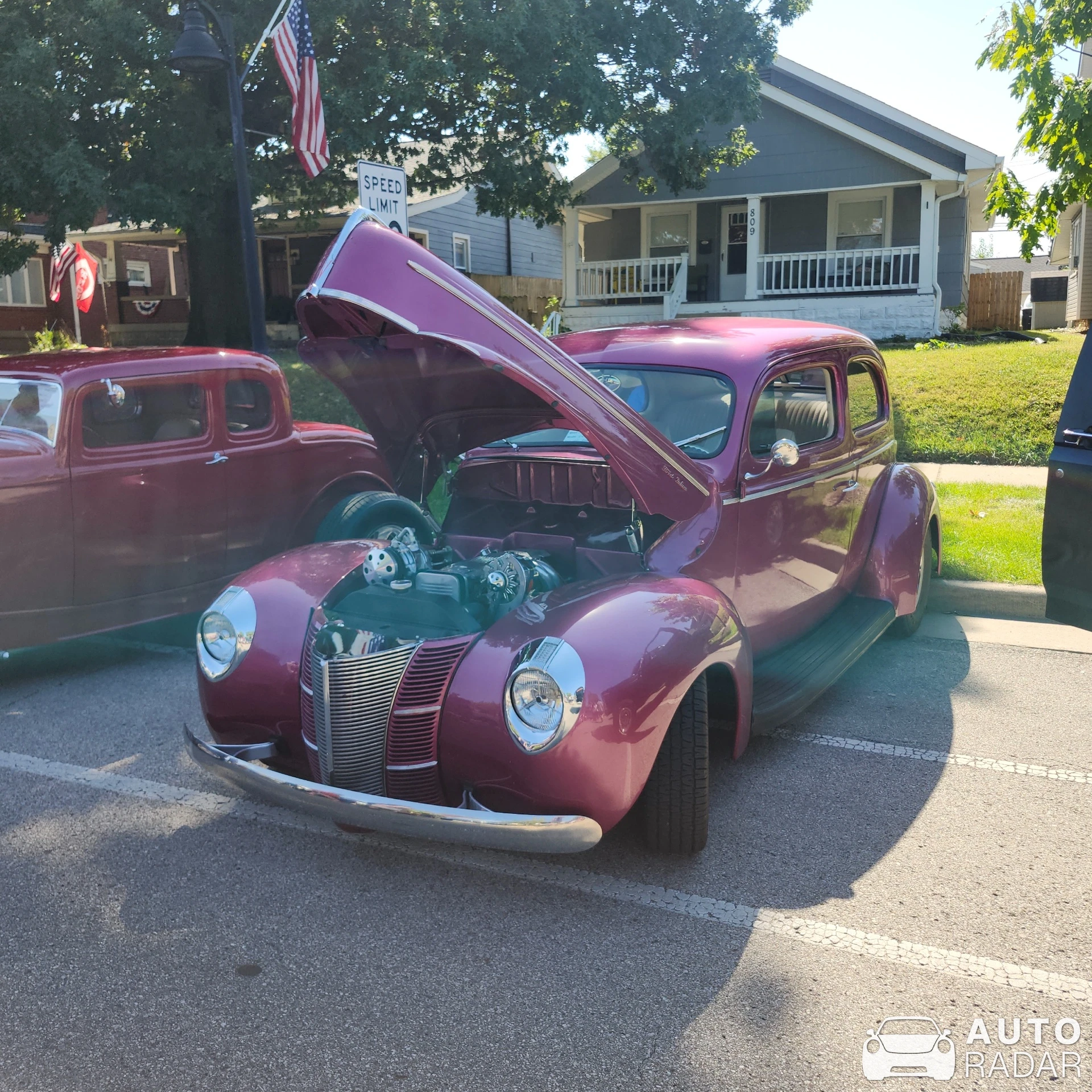 Ford Model A Deluxe Coupe spotted in Beech Grove