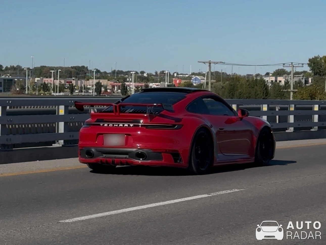 Porsche TechArt 992 Carrera 4S spotted in Terrebonne