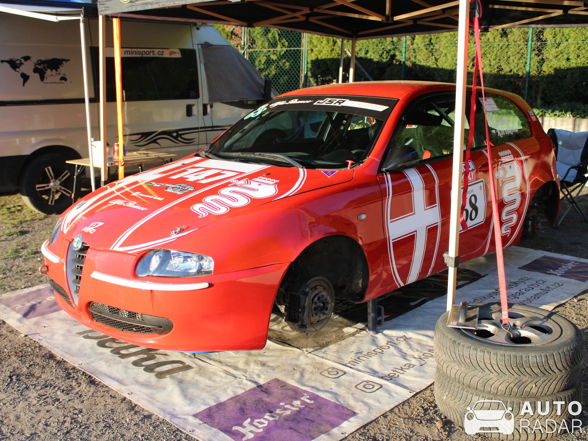 Alfa Romeo 147 spotted in Náměšť nad Oslavou