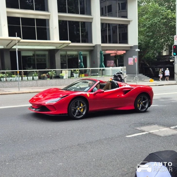 Ferrari F8 Spider spotted in Liverpool, Australia