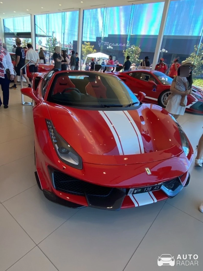 Ferrari 488 Pista Spider spotted in Osborne Park, Australia