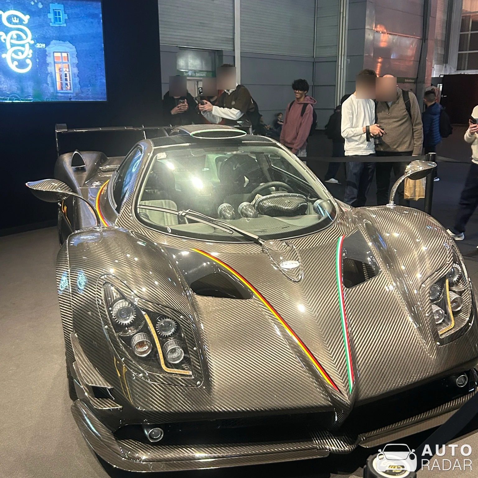 Pagani Zonda LM spotted in Paris