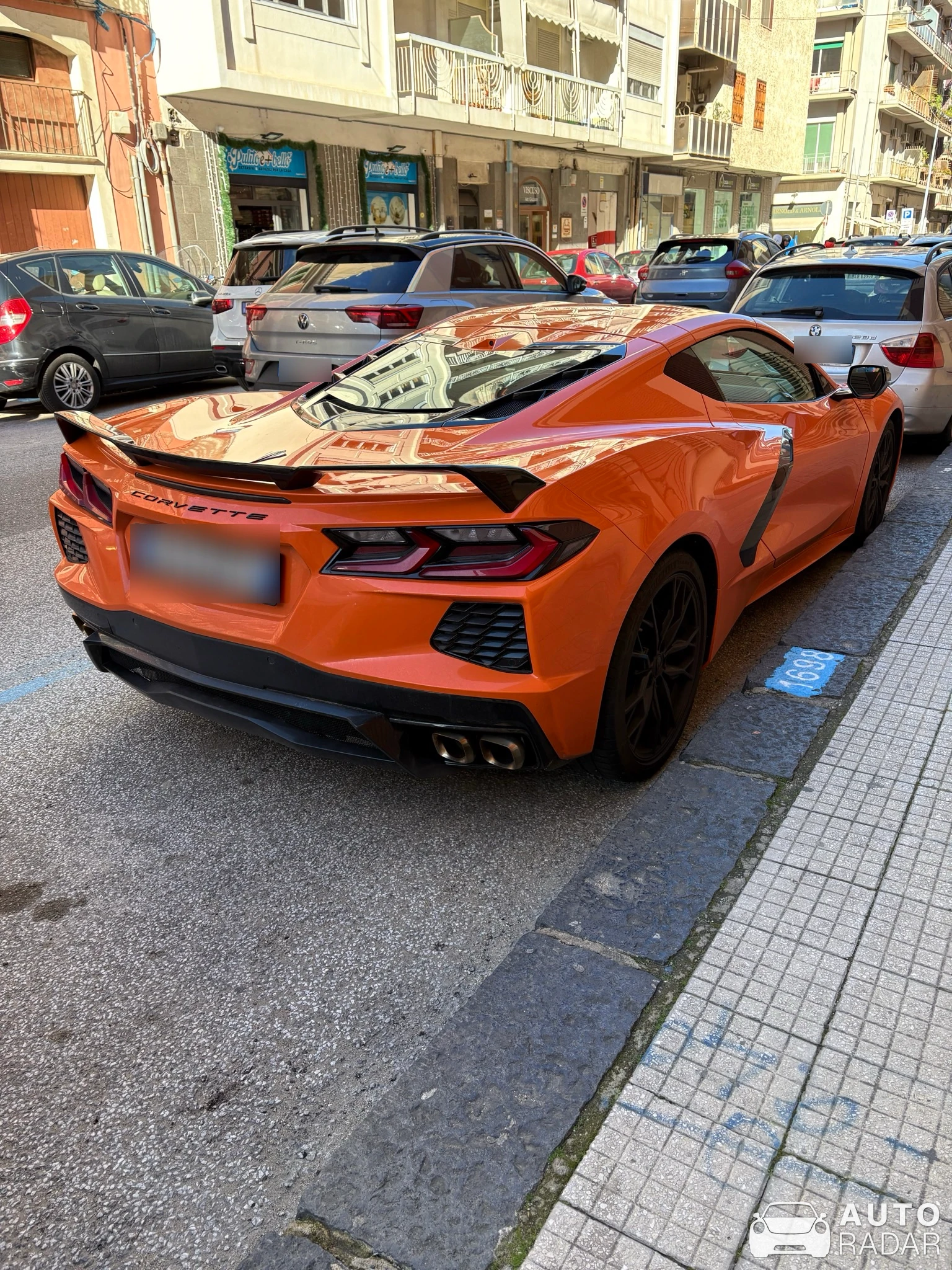Chevrolet Corvette C8 Stingray spotted in Messina, Italia
