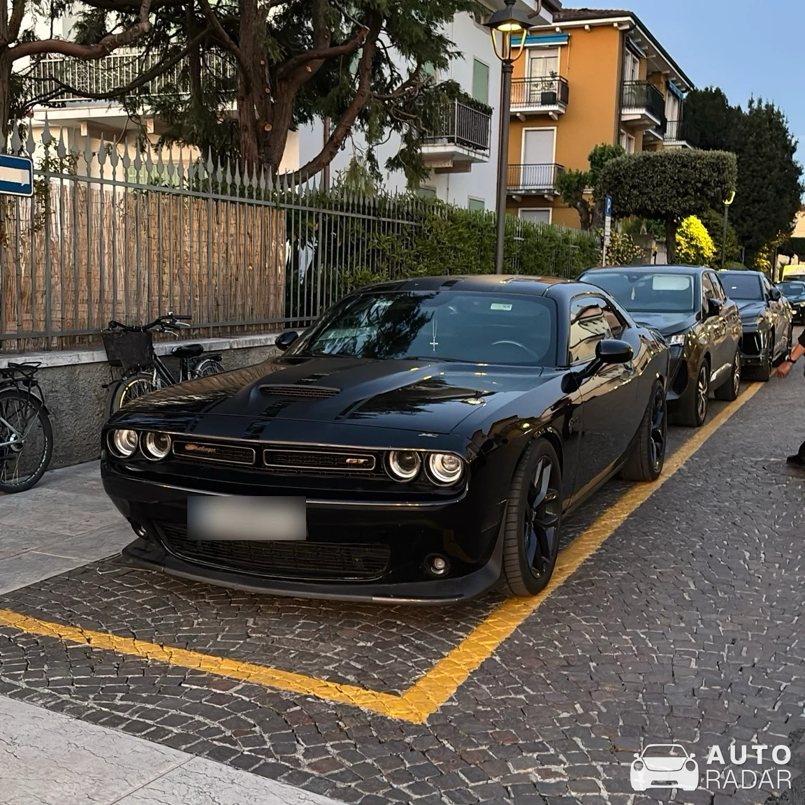 Dodge Challenger SRT-8 Plum Crazy Limited Edition spotted in Lazise, Italië