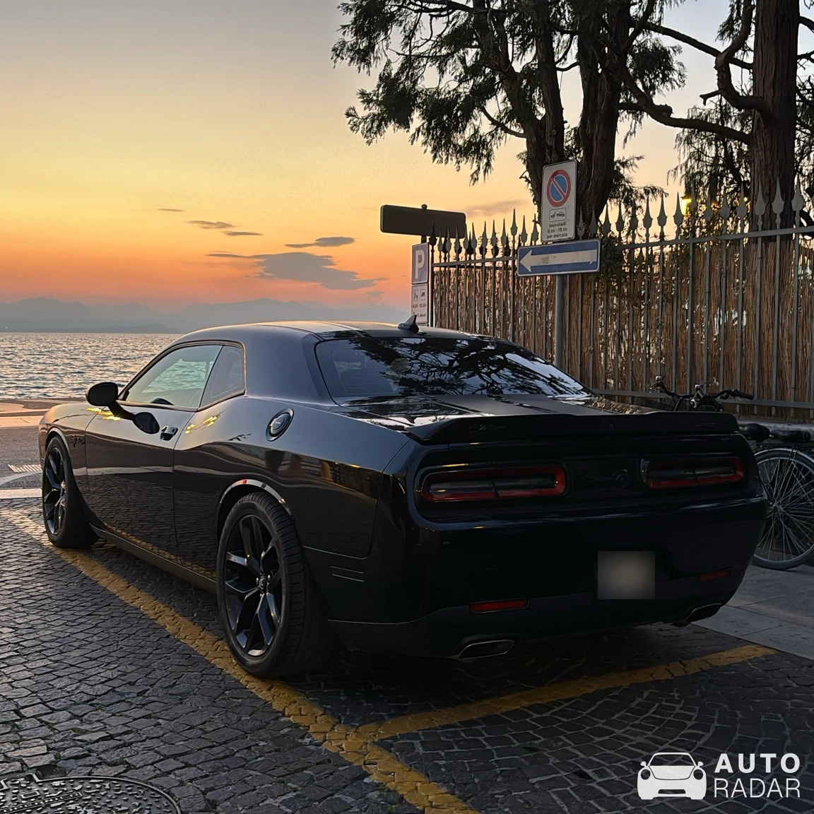 Dodge Challenger SRT-8 Plum Crazy Limited Edition spotted in Lazise