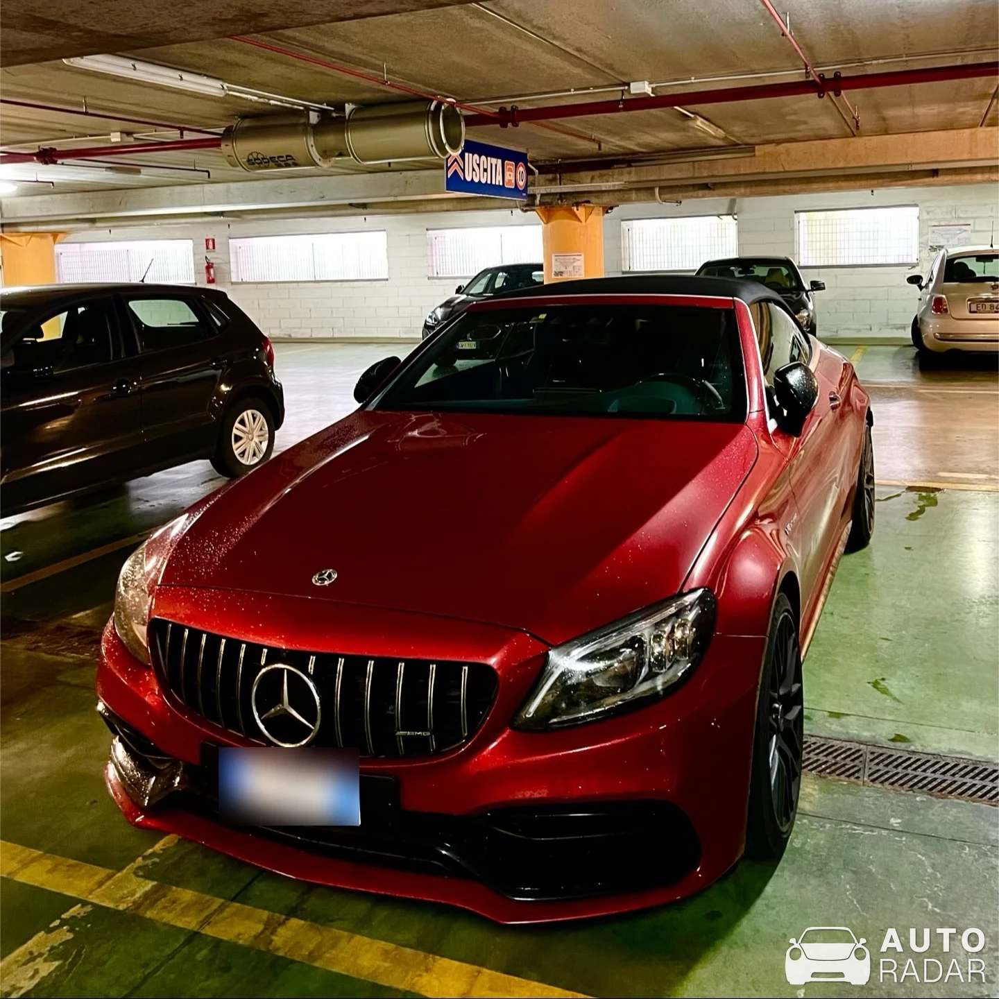 Mercedes-AMG C 63 S Convertible A205 spotted in Teramo