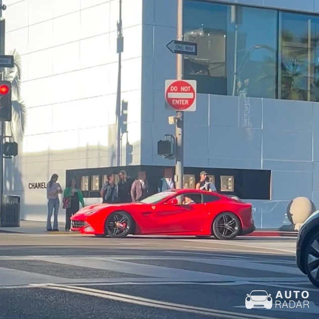 Ferrari F12berlinetta spotted in Beverly Hills, United States