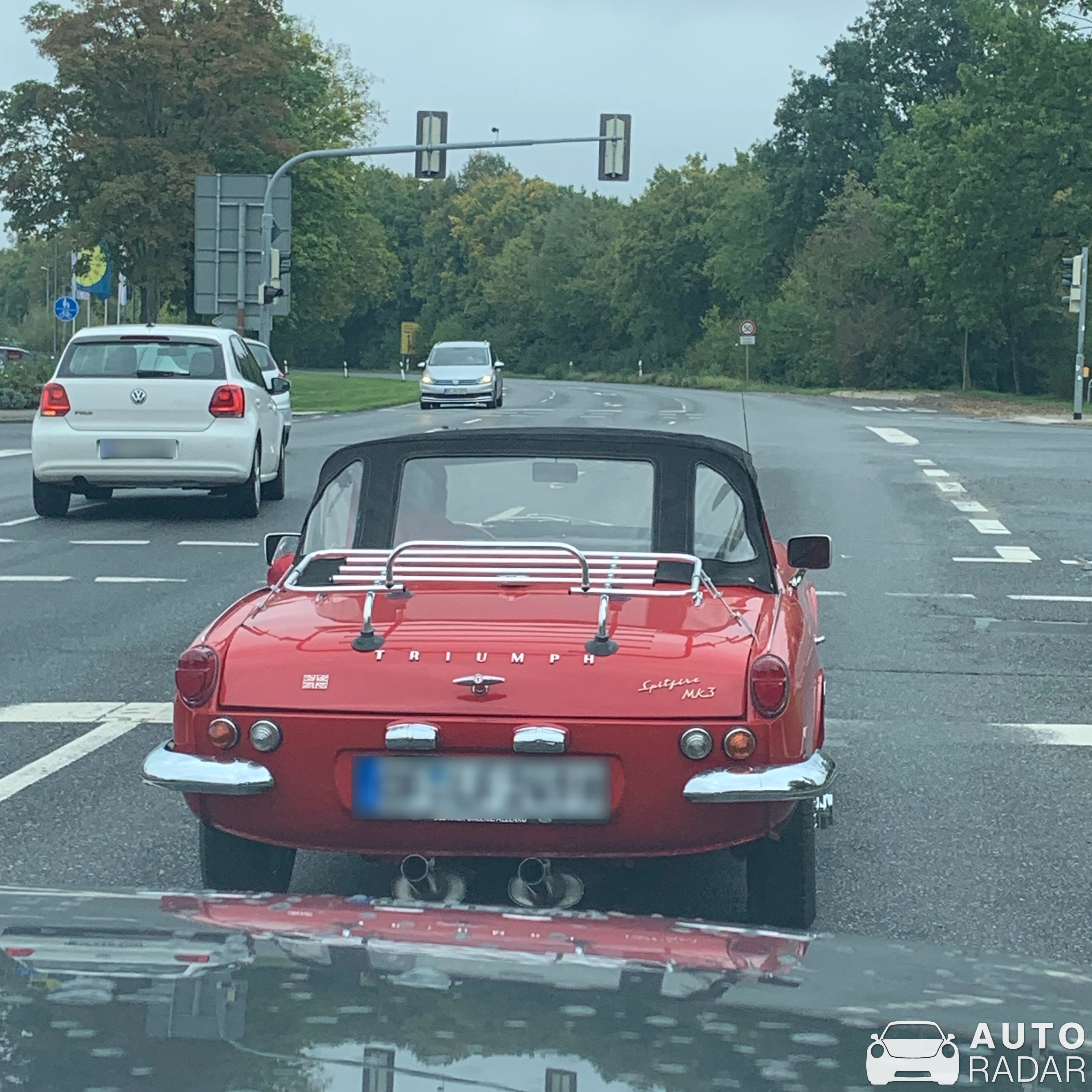 Triumph Spitfire Mark III spotted in Hainburg